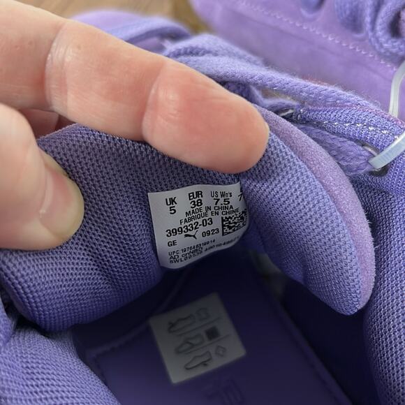 NWOT Puma Fenty Rihanna Creeper Lavender Purple Women’s Size 7.5 Platform Shoes - Picture 7 of 7